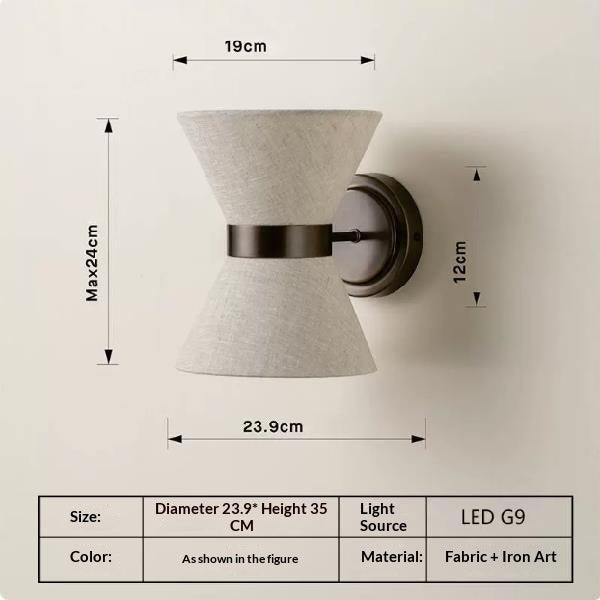 Wabi-Sabi Warm Light Wall Lamp