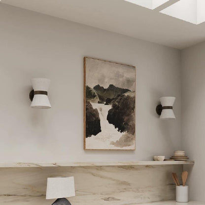 Wabi-Sabi Warm Light Wall Lamp / 3 Color Changing Light