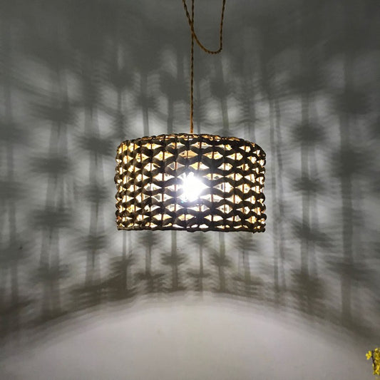 Bamboo Rattan Single Pendant Light