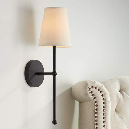 Brass or Black American Wall Light / Black
