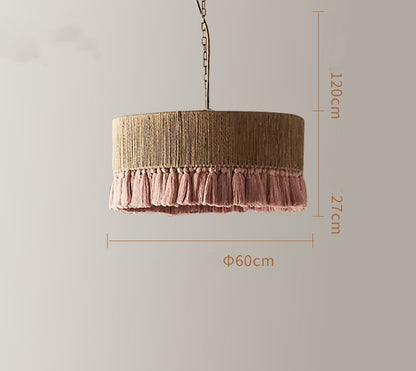 Bohemian Rope Tassel Pendant Chandelier