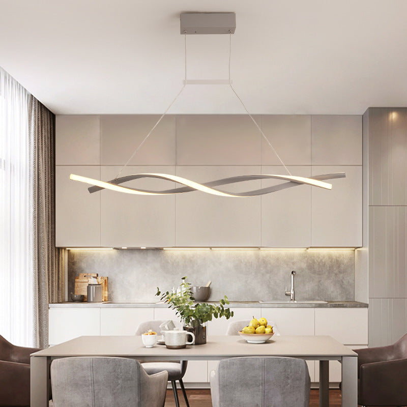 Nordic Black or Gold LED Pendant Light / 32W / Gold / Neutral white
