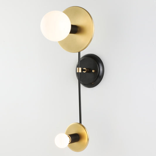 60cm Electroplated Copper Wall Light / Gold