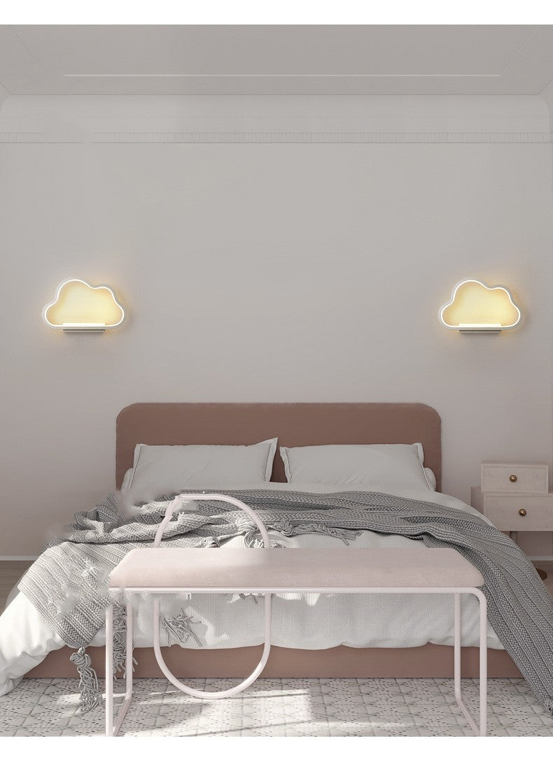 Cloud-Shaped Dimmable LED Wall Light / White / Warm light