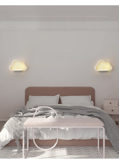 Cloud-Shaped Dimmable LED Wall Light / White / Warm light