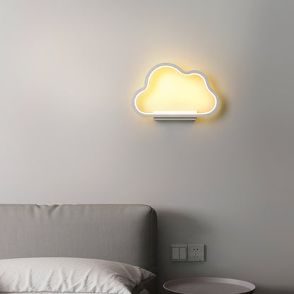 Cloud-Shaped Dimmable LED Wall Light / White / Neutral light